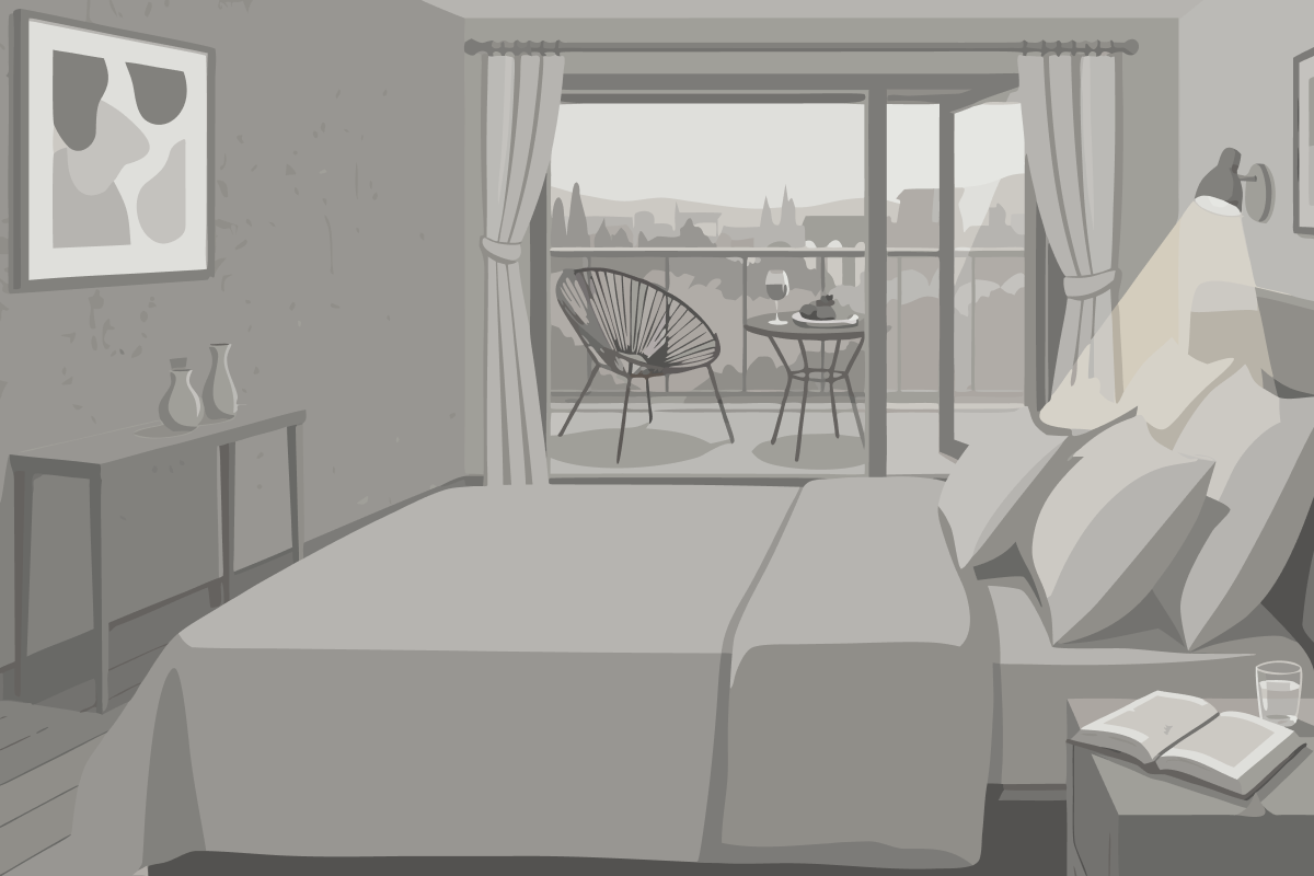 King Suite with Bridge View and Outdoor Bathtub